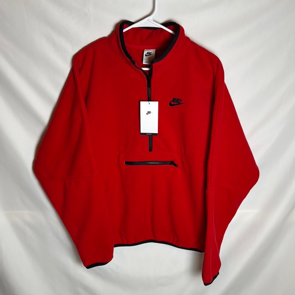 Nike Red Pullover Jacket